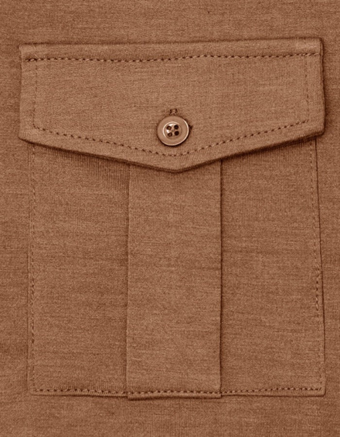 SHOPIQAT Men's Lapel Solid Colour Long Sleeve Polo Shirt - Premium  from shopiqat - Just $9.900! Shop now at shopiqat