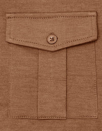 SHOPIQAT Men's Lapel Solid Colour Long Sleeve Polo Shirt - Premium  from shopiqat - Just $9.900! Shop now at shopiqat