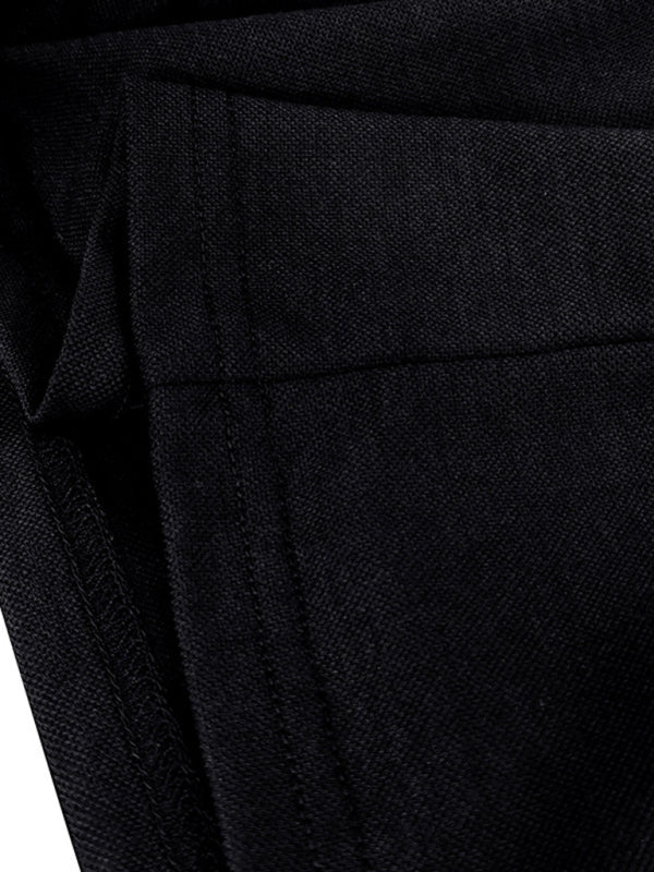 SHOPIQAT Men's New Long-Sleeved V-Neck Lapel Contrasting Colour Polo Shirt - Premium  from shopiqat - Just $8.990! Shop now at shopiqat