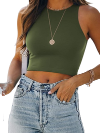 SHOPIQAT Essential Crop Tank - Premium  from shopiqat - Just $3.750! Shop now at shopiqat