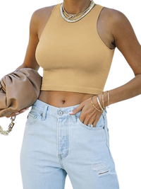 SHOPIQAT Essential Crop Tank - Premium  from shopiqat - Just $3.750! Shop now at shopiqat