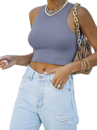 SHOPIQAT Essential Crop Tank - Premium  from shopiqat - Just $3.750! Shop now at shopiqat