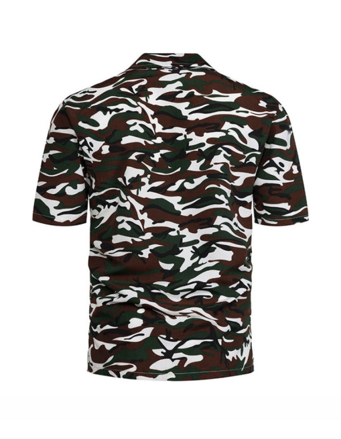 SHOPIQAT Summer New Seaside Casual Hawaiian Short-Sleeved Shirt - Premium  from shopiqat - Just $6.850! Shop now at shopiqat