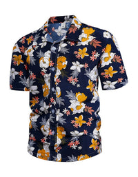 SHOPIQAT Summer New Seaside Casual Hawaiian Short-Sleeved Shirt - Premium  from shopiqat - Just $6.850! Shop now at shopiqat