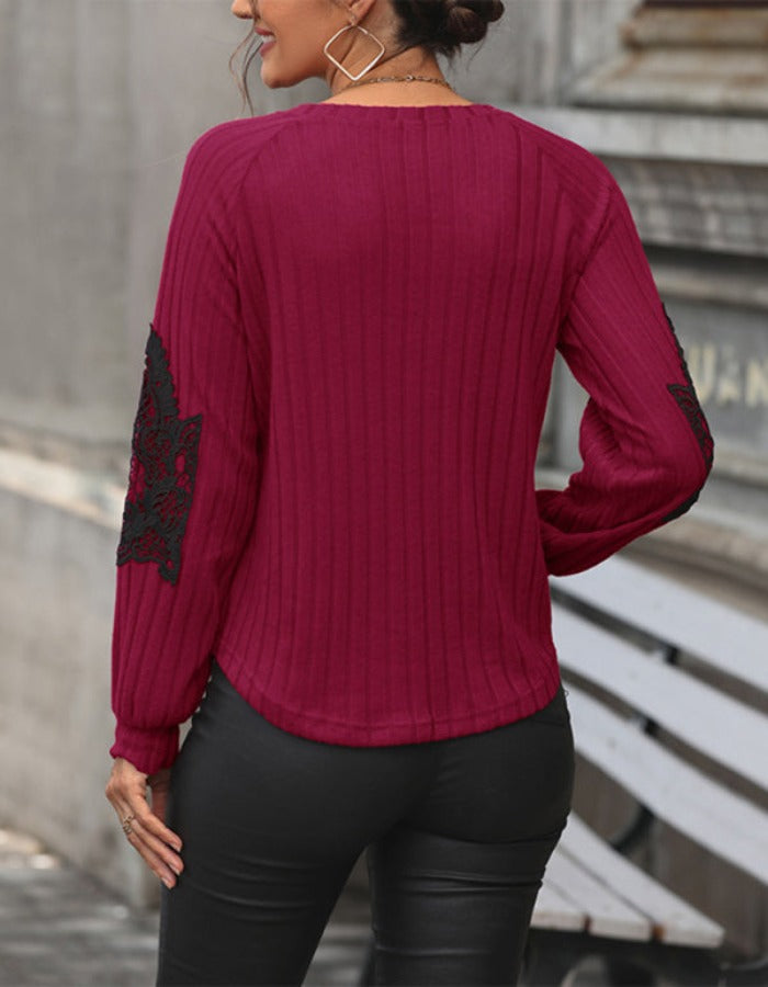 SHOPIQAT Women's New Solid Color Knitted Sweater Bottoming Top - Premium  from shopiqat - Just $7.900! Shop now at shopiqat