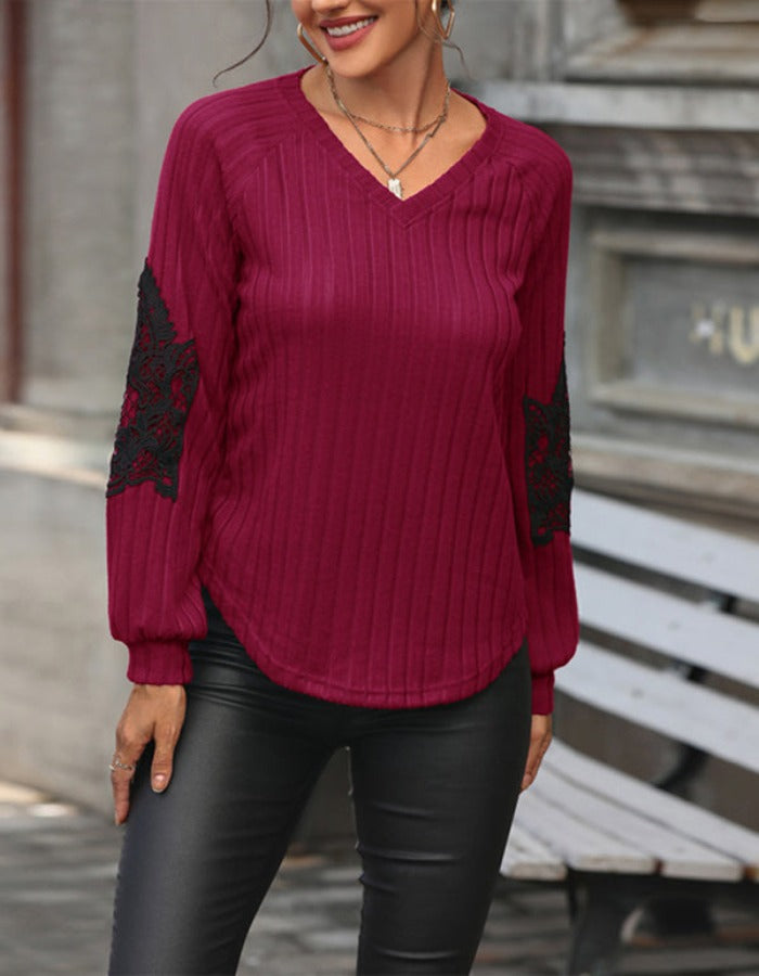 SHOPIQAT Women's New Solid Color Knitted Sweater Bottoming Top - Premium  from shopiqat - Just $7.900! Shop now at shopiqat